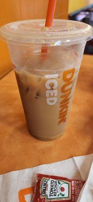 Caramel iced coffee