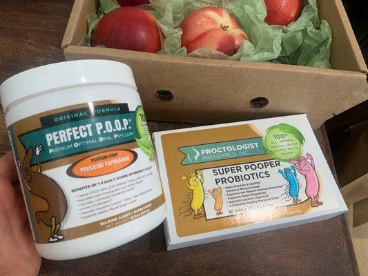 I tsp perfect poop and 1 probiotic/day = perfect poop!! Literally ;)