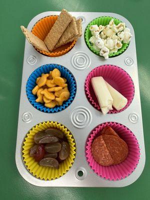 Pick 6 snacks for $5 or 3 for $3