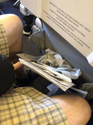 Leg room? There is none and things are falling apart