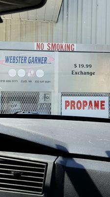 Propane  exchange