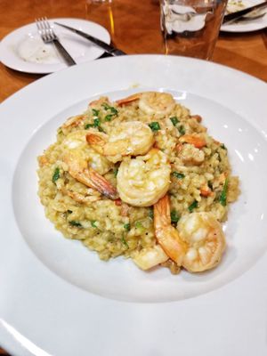 Shrimp and lobster risotto