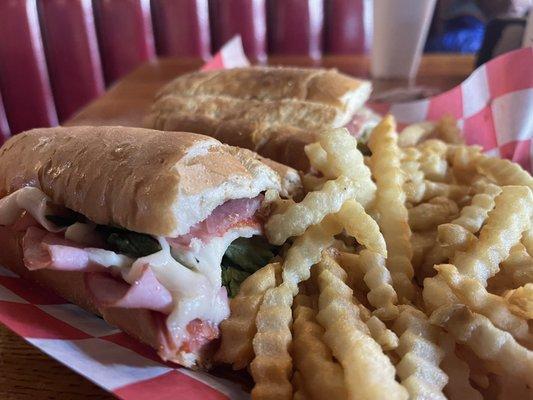 The Dihogio Our Italian Hoagie with Frank Flynn's Fries $14.99