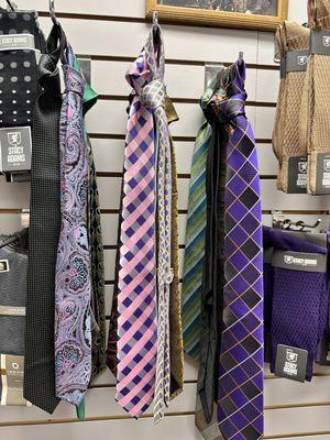 We offer a selection of classic ties.