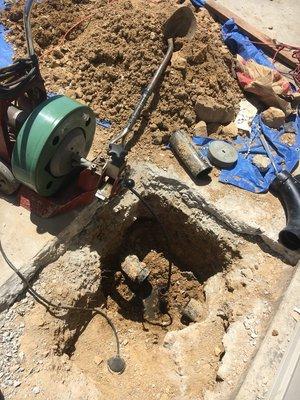 rooter service
 gas line repair
 re piping