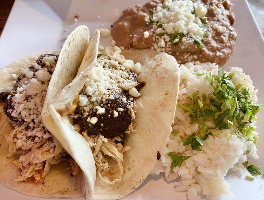 Pollo Mole Tacos