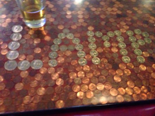 The million penny bar