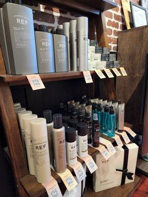 Large selection of grooming products