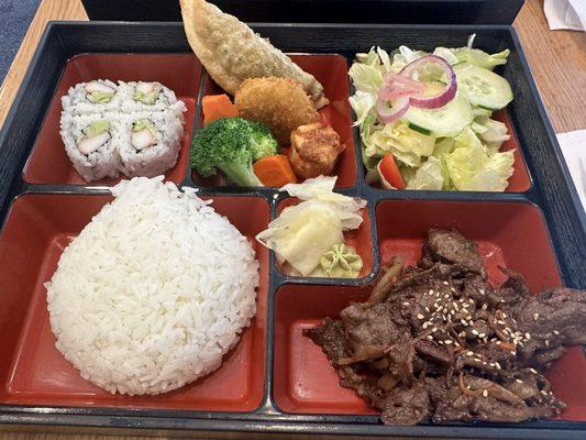 Bulgogi bento box