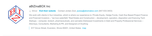 Our listing in the Xero Accountant's Directory