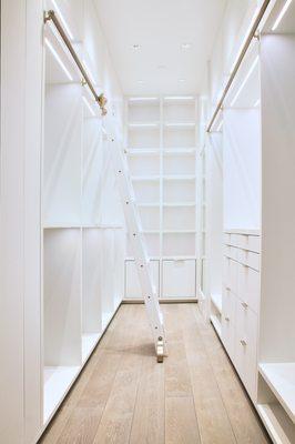 Custom closet, closet doors