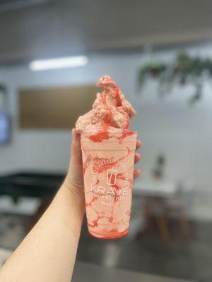 Strawberry cheesecake shake