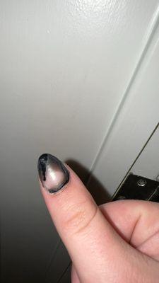 my nail as i'm writing this