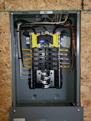 New electrical panel