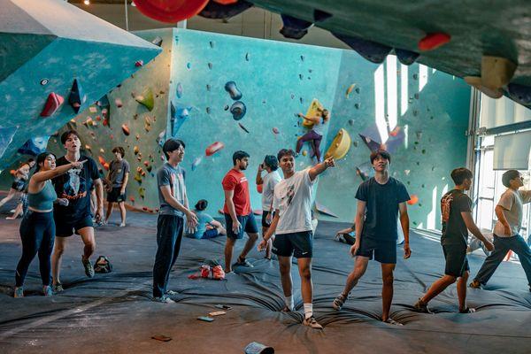 Bouldering group