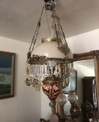 Love my beautiful antique lamp ! Thank you Mark ! CHÉRAY