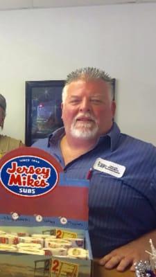 Big daddy winning lunch from jersey mikes.