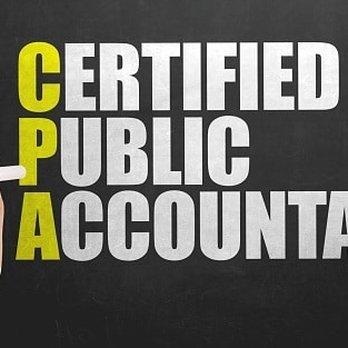 CPA - Certified Public Accountant on Chalk Board