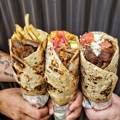 Add some extra fillings inside your Wrap, like Fries, Feta, or Hummus