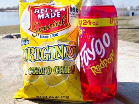 We have faygo and Bettermade chips