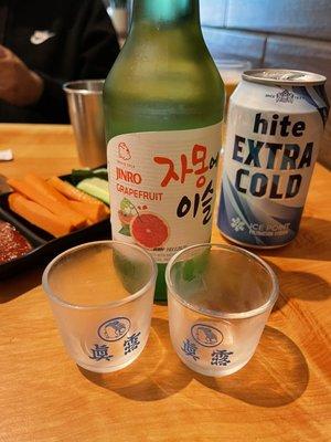 Soju and hite