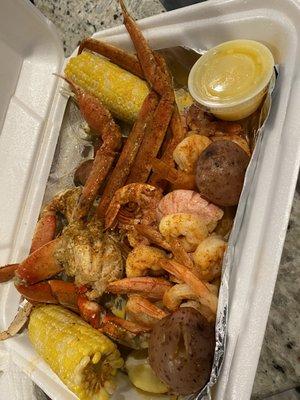 Steamed Seafood Platter