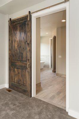 Sliding Barn Doors newly installed.