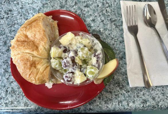 Chicken Salad Croissant.