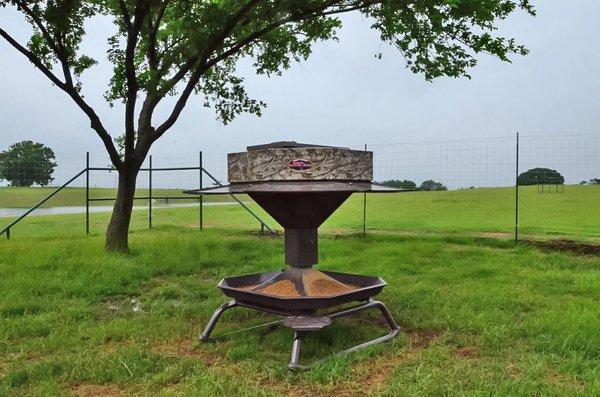 Tejas Ranch & Game Fence carries protein and corn game feeders that deer breeders and land owners prefer.