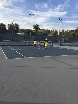 Actual court in Walnut with a sample Class