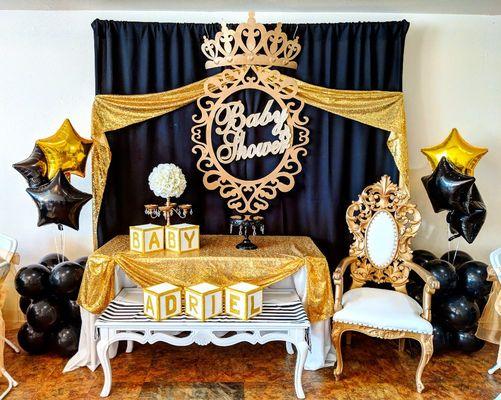 Black Baby Shower?... No problem!
Check out this custom design we created.