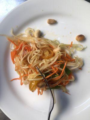 Som Tum Papaya Salad (my 1/4)