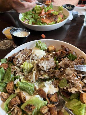 Black and bleu salad