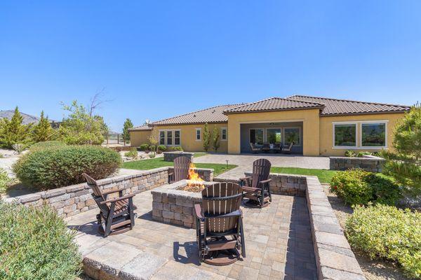 View of the outdoor living space