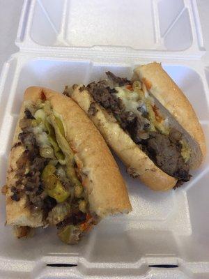 Philly Cheese Steak $9.99 + tax