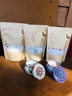 Bath Soaks and Intention Candles