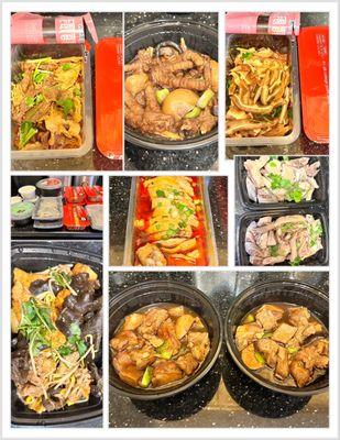 free chicken feet (top center), $4 cold chicken in chili oil (center), and all the bogo's as of 12/31/2022.