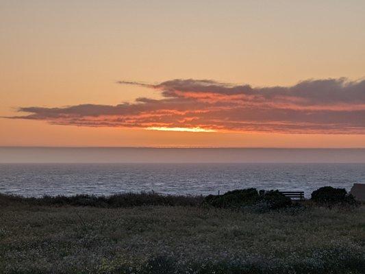 Sunset from Harbor RV Park, Fort Bragg