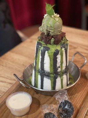 Matcha Black Sesame Bingsoo