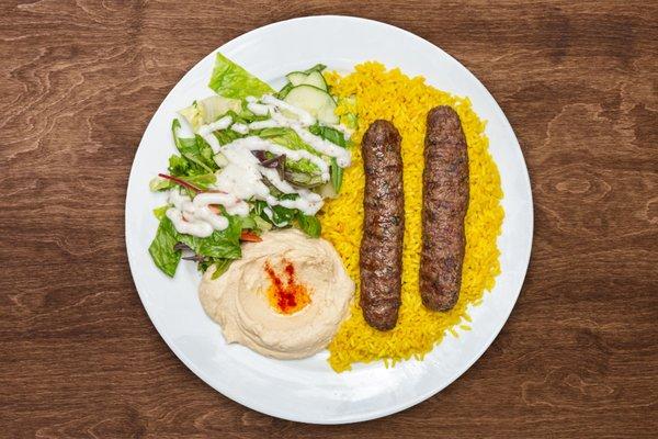 Kofta Kabob Plate