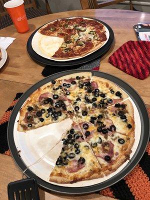 Our pizzas