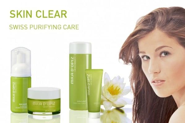 SKIN CLEAR FACIAL - Natural aproach to acnic skin - Purifying skin care system