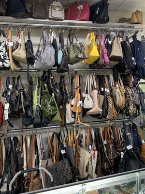 Lots of fake, overpriced "designer" bags