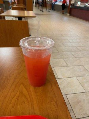 strawberry lemonade, yum!