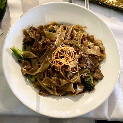 Drunken Noodles (Pad Kee Mao) with Beef