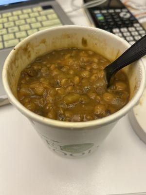 Moroccan lentil soup