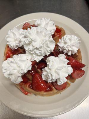 Strawberry Waffle!!!! Yum!!!