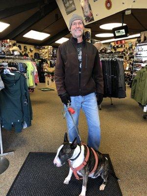 Harley tested, Harley approved! Look for the bull terrier seal of approval on all ski shops...