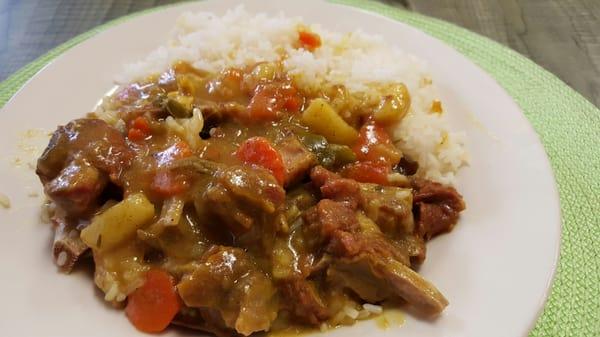 Curry goat: melt in your mouth yummy