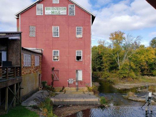 View of Bridgeton Mill from Bridge